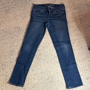 American Eagle Outfitters Dark Blue Skinny Jeans